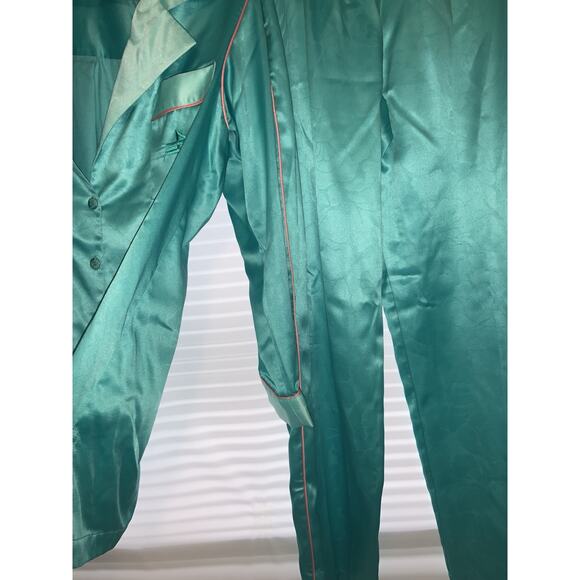 Fernando Sanchez Squette Vintage Button Down And Pants Pajamas Set SZ Medium - Picture 4 of 10
